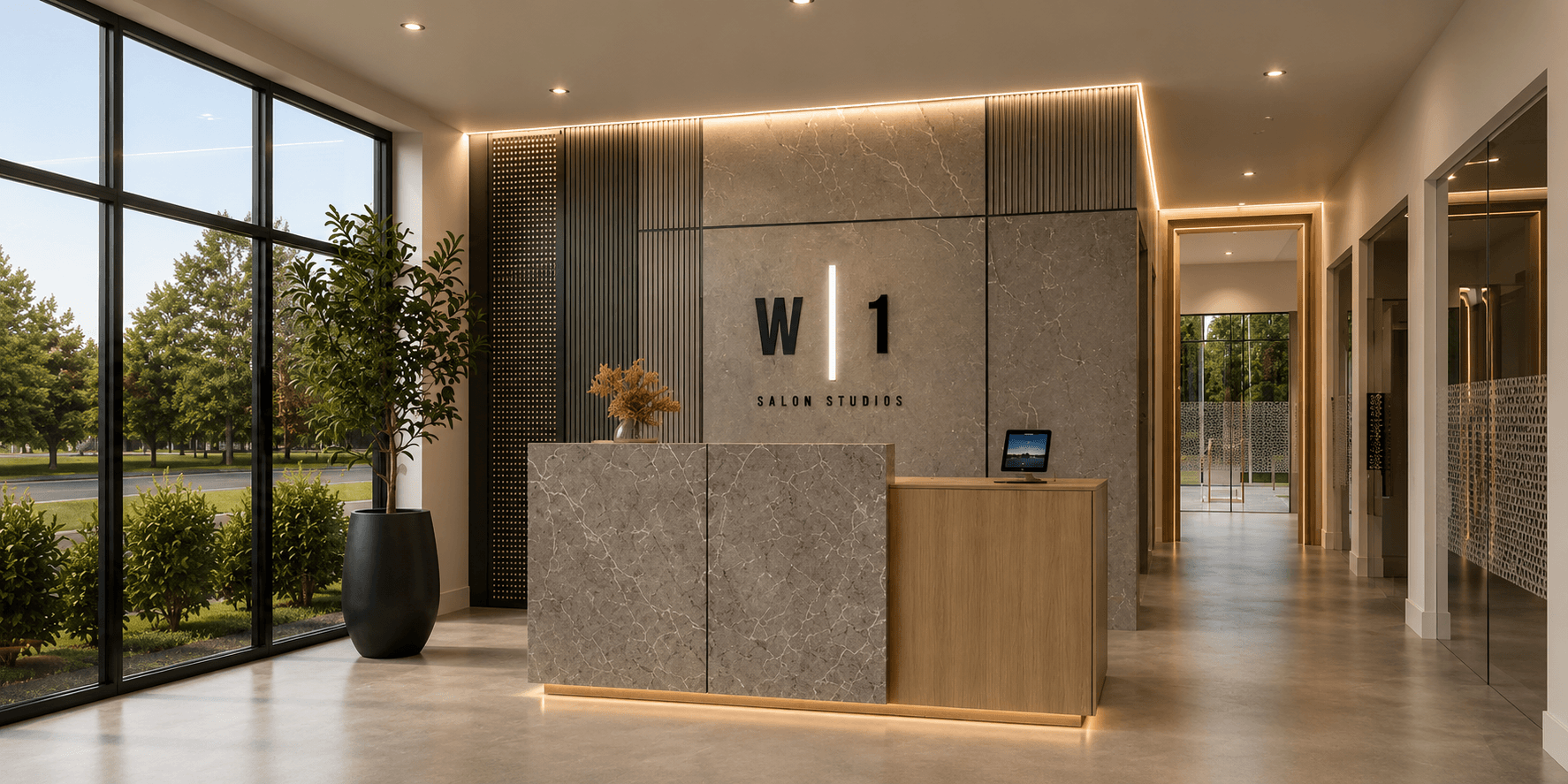 W1 Salon Studios interior